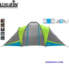 Палатка кемпинговая четырёхместная Norfin Lisma 4 NFL